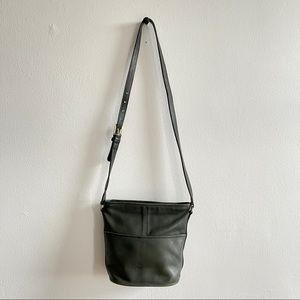 Coach. Green Cross body Purse